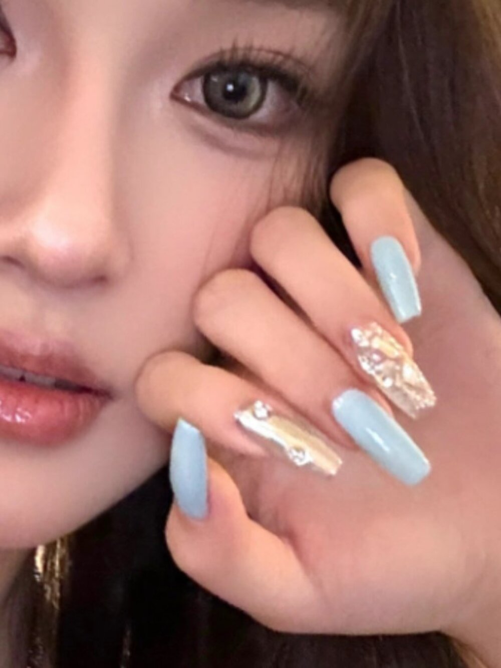 Customizable handmade press-on nails reusable